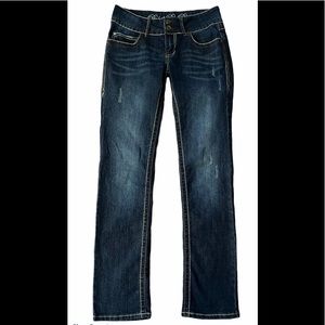 Rebel By Right Flap Pocket Distressed Jeans